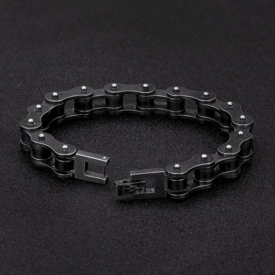 Bracelet chaine de moto noir