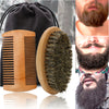 Brosse à barbe en bois