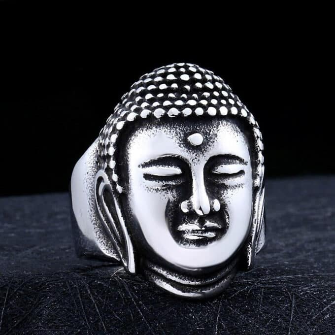 Bague Bouddha homme