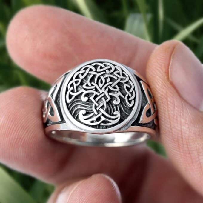 Bague arbre de vie pour homme