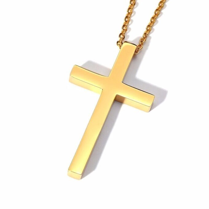 croix collier homme