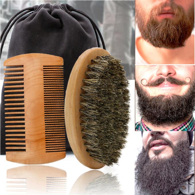 Brosse à barbe en bois : l'accessoire essentiel pour une barbe soignée et naturelle