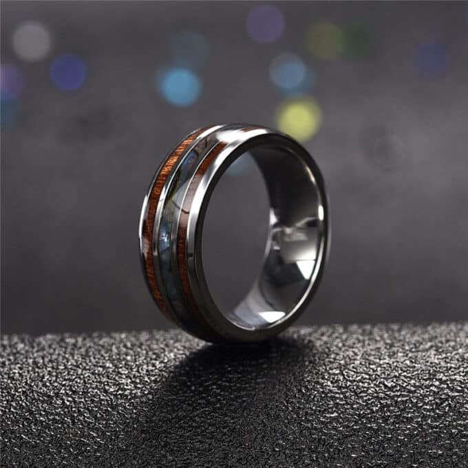 Bague homme moderne