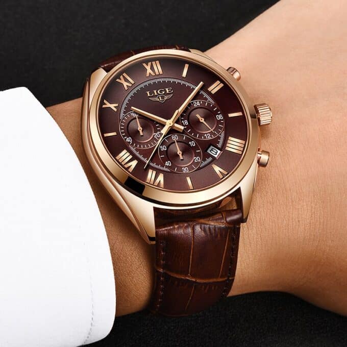 Montre cuir pour homme