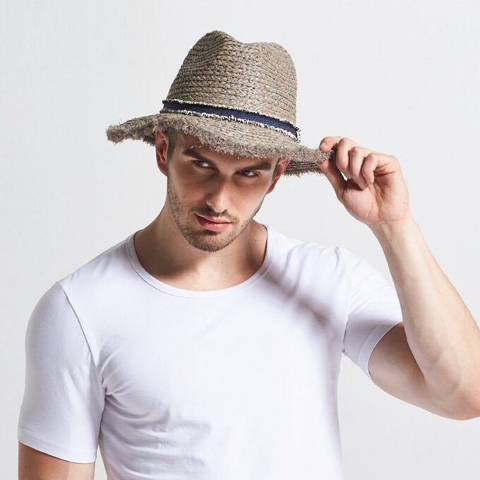 Chapeau d'homme de paille Silver : Style tendance et qualité supérieure