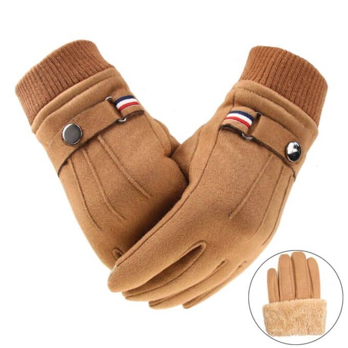 Gants daim homme